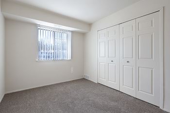 Spacious bedroom closets